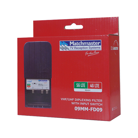 VHF/UHF Diplexing Filter with Input Switch