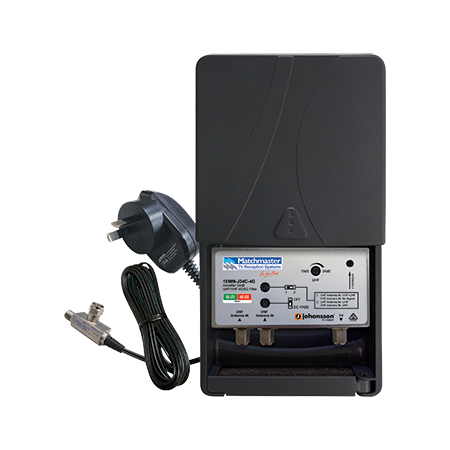 Masthead Amplifier UHF 34dB with 4G/5G Filter and Power Supply