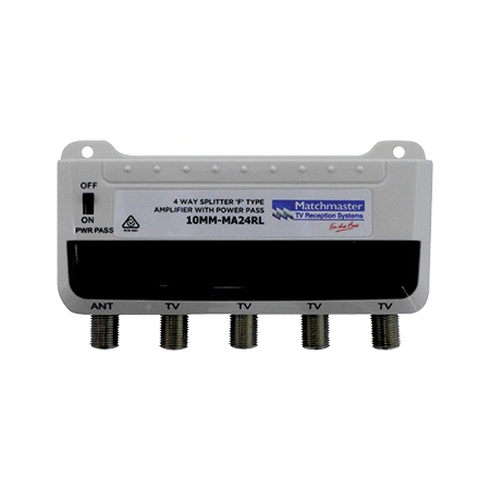 4 Way Amplifier with 4G/5G LTE Filter