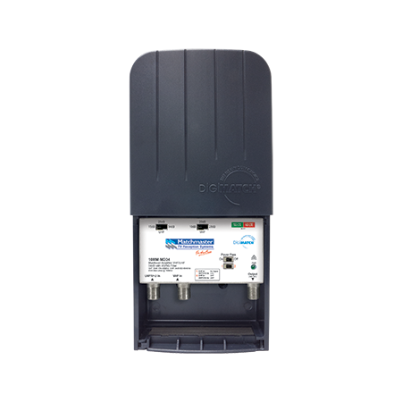 Power Passing Masthead Amplifier VHF/UHF 34dB with 4G/5G Filter