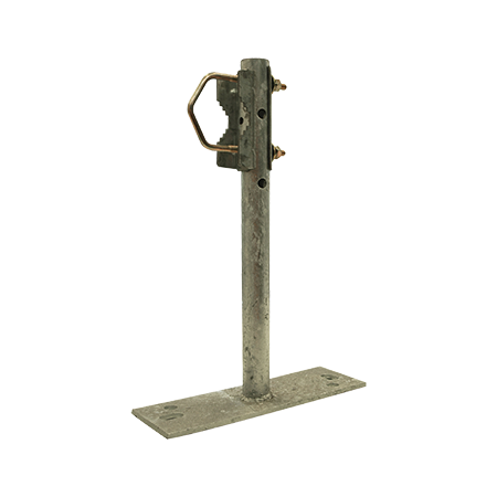 12" (305mm) Wall Fitting with Nest and U-bolt