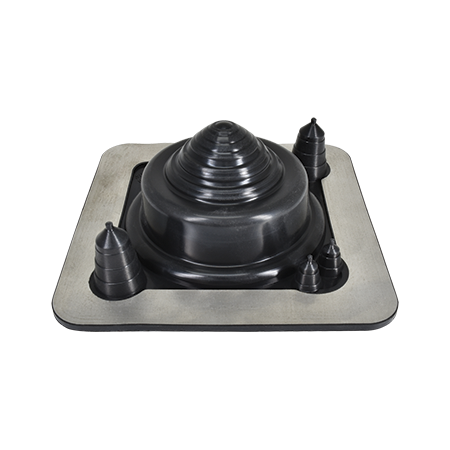 Rubber Roof Seal Black with Four Cable Penetrations (5-55mm) (10 Pack)