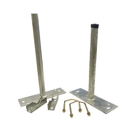 Wall Mount Kit including 12" and 27" Wall Mounts with Clamps