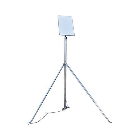 Metal Roof Mount with 1.5m Mast for ISP (Internet) Satellite Dishes
