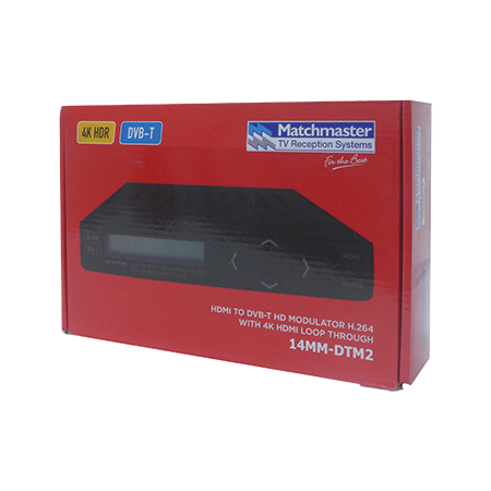 HDMI® to DVB-T HD Modulator H.264 with 4K HDMI® Loop Through