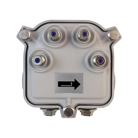 4 Way CATV Tap 17dB 1GHz