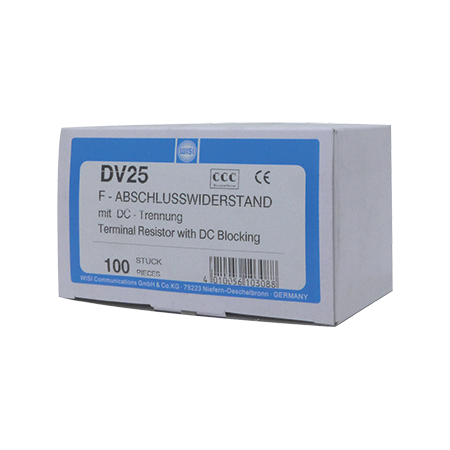 75 Ohm DC Blocking Terminator (10 Pack)