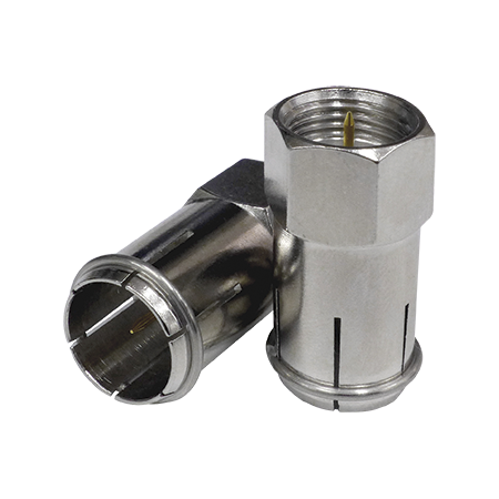 'F' Type Male to 'F' Type Push-on Adaptor (10 Pack)