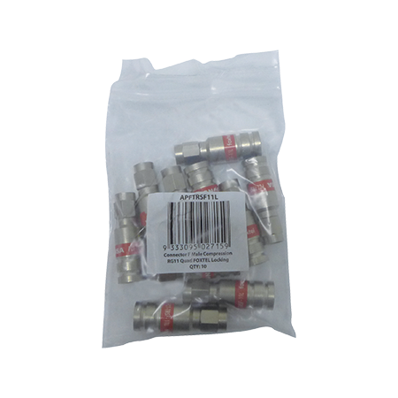 RG11 Compression Connector (10 Pack)