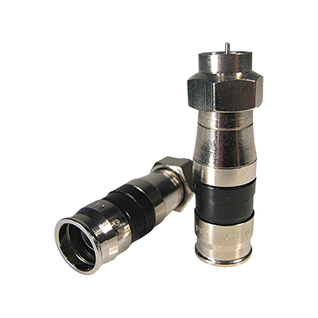 RG11 'F' Type Compression Connector (25 Pack)
