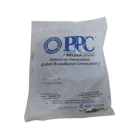 RG11 'F' Type Compression Connector (25 Pack)