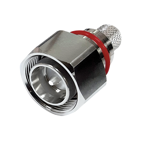 4.3-10 Plug for LL400/LMR400 50 Ohm Spring Finger