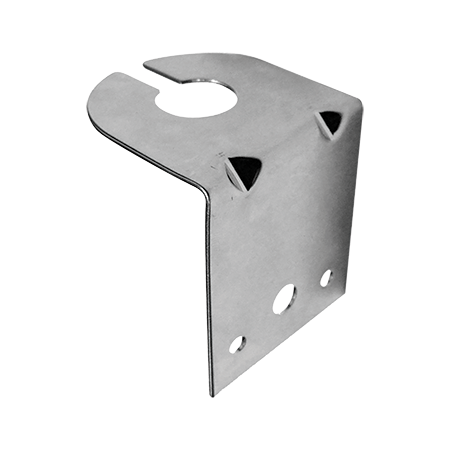 'L' Shaped Antenna Mounting Bracket for Vehicle Bonnet/Boot Installations (Light Weight)