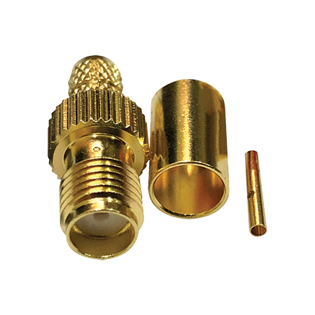 SMA Crimp Socket for LL-LMR195 and RG58 50 Ohm Cable