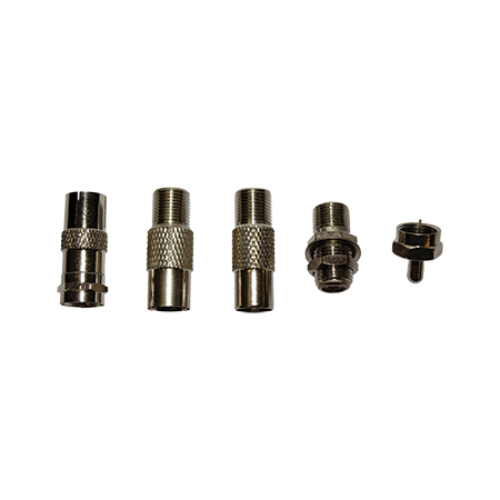 5 Piece TV Connector and Adaptor Pack