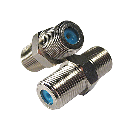 'F' Female to 'F' Female 3GHz Adaptor (2 Pack)