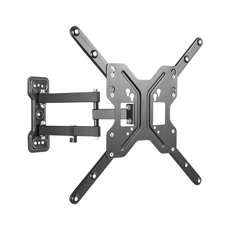 23-55" 30kg Tilt and Swivel Extendable Dual Arm TV Bracket