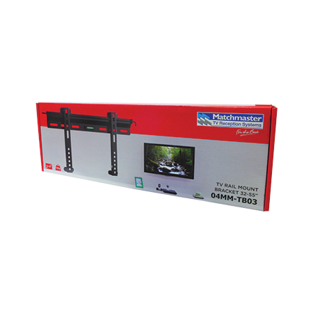 32-55" 45kg Ultra Slim Rail Mount TV Bracket