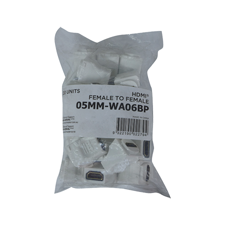 HDMI® to HDMI® Female Insert (20 Pack)