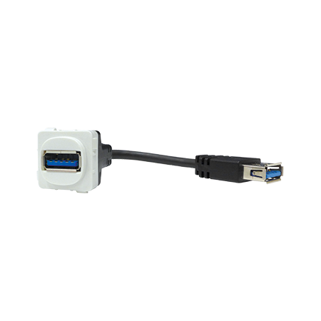 USB 3.0 Insert for 05MM-WP Series Wall Plates (2 Pack)
