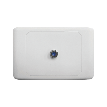 'F' Type TV Outlet Plate