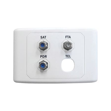 Satellite/FTA/PDR Outlet Plate