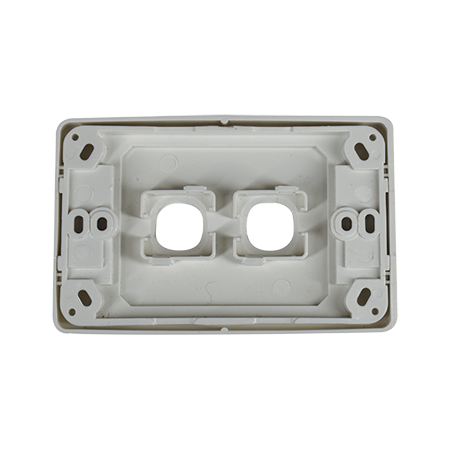 2 Way Outlet Plate including 1 Blank Insert