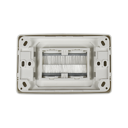 Outlet Plate with Brush Cover