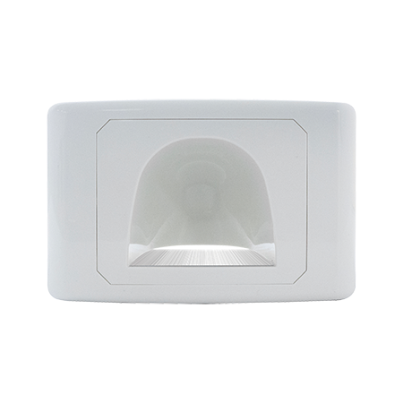 Outlet Plate with Reverse Bull Nose