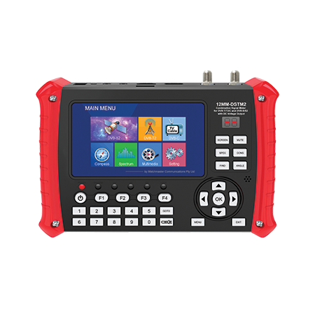Combination Signal Meter for DVB-T/T2/C and DVB-S/S2 with DC Voltage Output