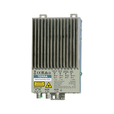 TERRA Optical Trasmitter with 2x Satellite, 1x Terrestrial 1310nm 6dBm