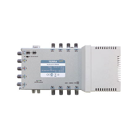TERRA 5 Wire Multiswitch 5 In 8 Out Mains Powered
