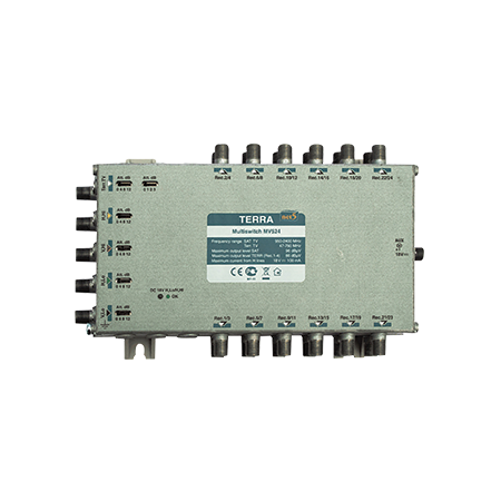 TERRA 5 Wire Multiswitch 5 In 24 Out Remote Powered