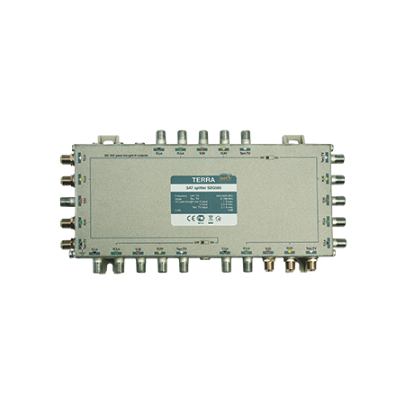 TERRA 5 Wire Splitter 4 Way 4 Satellite 1 Terrestrial
