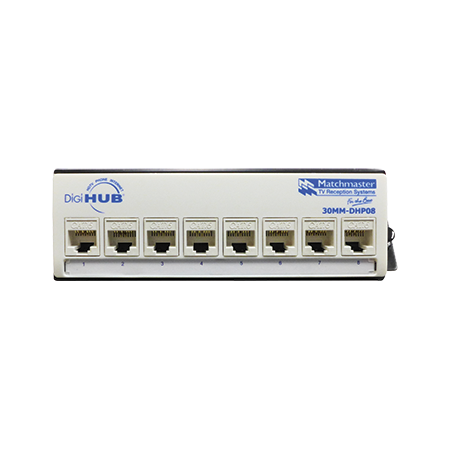 8 Port Cat 6 Patch Panel for DigiHUB®