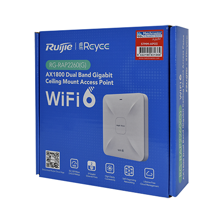 Wi-Fi 6 Access Point AX1800 802.11ax Dual-bands 1.8 Gbps