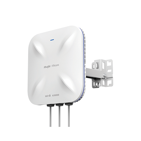 Wi-Fi 6 Outdoor Omnidirectional Access Point AX6000 802.11ax Dual Bands 5.95 Gbps with SFP Fibre Port and 2.5 GbE