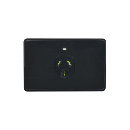 Puma -u00a0Power Point Auto-Switched 1 Gang 10A 250V~  Black  x5 - PUPP1GAUBK