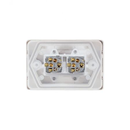 Puma -u00a0Switch Horizontal 2 Gang 10AX 250V~ IP66  x10 - PUSW2G66