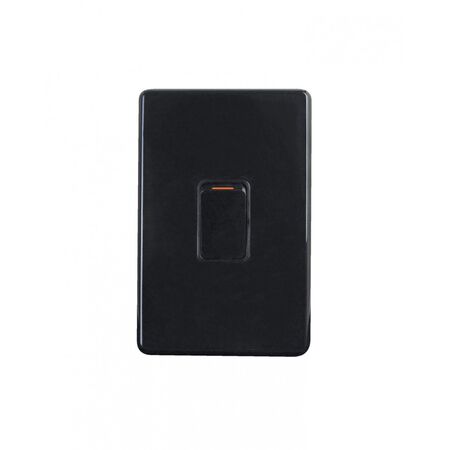Puma - Switch Oven 45A 250V~ Double Pole  Black x5 - PUSWDPOV45BK