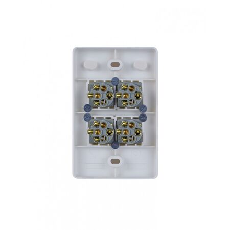 Puma - Switch Vertical 4 Gang 10AX/16A 250V Vandal Proof  x10 - PUSWV4GVP