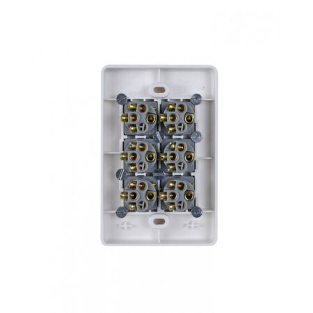 Puma - Switch Vertical 6 Gang 10AX/16A 250V Vandal Proof  x5 - PUSWV6GVP