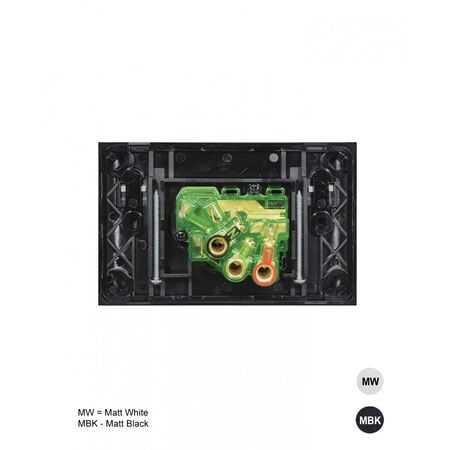 Clouded Leopard -u00a0Power Point Switched 1 Gang 10A 250V  Matt White  x10 - CLPP1GMW