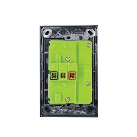 Clouded Leopard -u00a0Power Point Switched 2 Gang Vertical 10A 250V  Matt White x5 - CLPPV2GMW