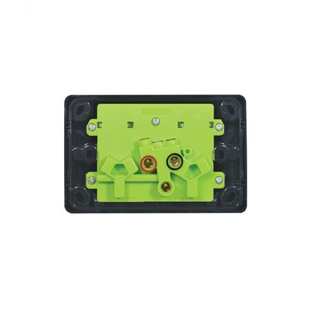 Cougar -u00a0Power Point Switched 2 Gang 15A 250V~  Black x10 - COPP152GBK