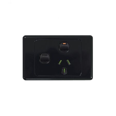 Cougar -u00a0Power Point Switched 1 Gang 10A 250V With Extra Switch 16A  White x5 - COPPSW1G