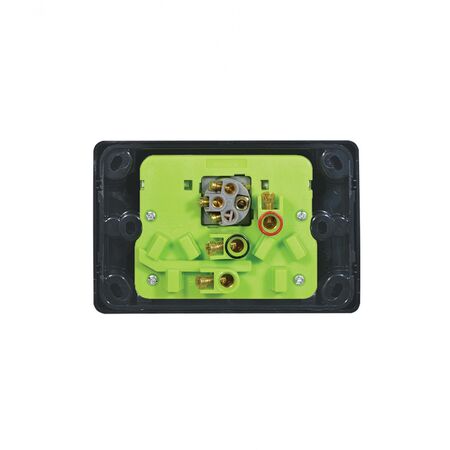 Cougar - Power Point Switched 2 Gang, 10A 250V~ With Extra Switch 10AX/16A  White x5 - COPPSW2G