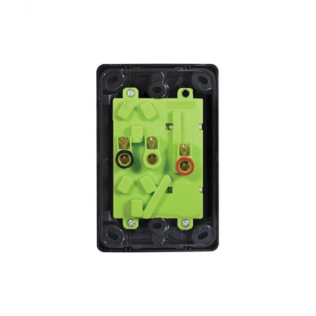 Cougar - Power Point Switched Vertical 2 Gang, 10A 250V~  White x5 - COPPV2G