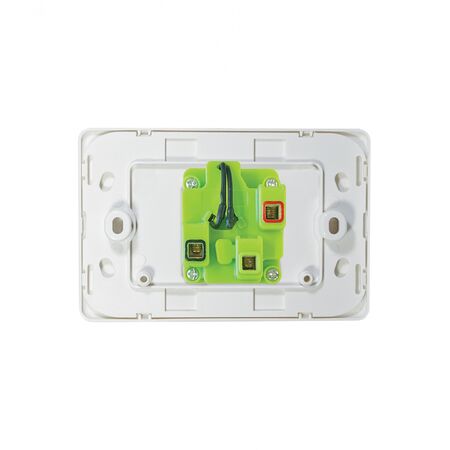 Flat Cat - Power Point Auto Switched 1 Gang 10A 250V~  White x5 - FLPP1GAU