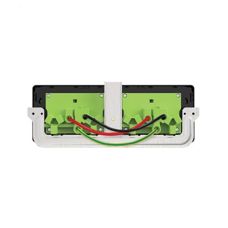 Flat Cat -u00a0Power Point Switched 4 Gang 10A 250V Flush Mount with Custom Mounting Bracket  Black x20 - FLPP4GBK